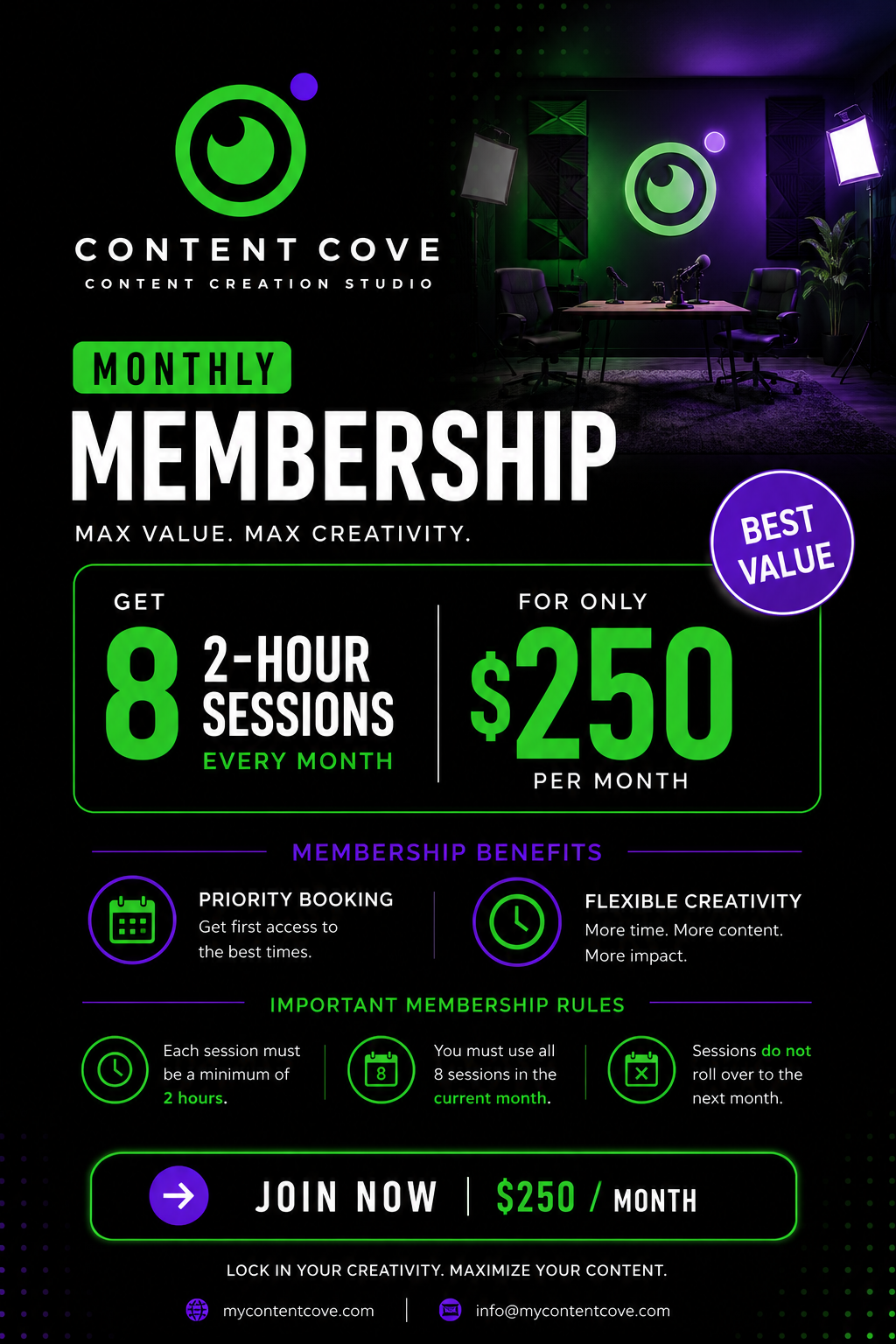 Content Cove Monthly Membership